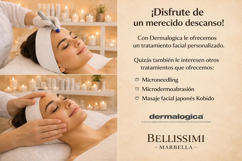 Tratamiento facial profesional en Bellissimi Marbella
