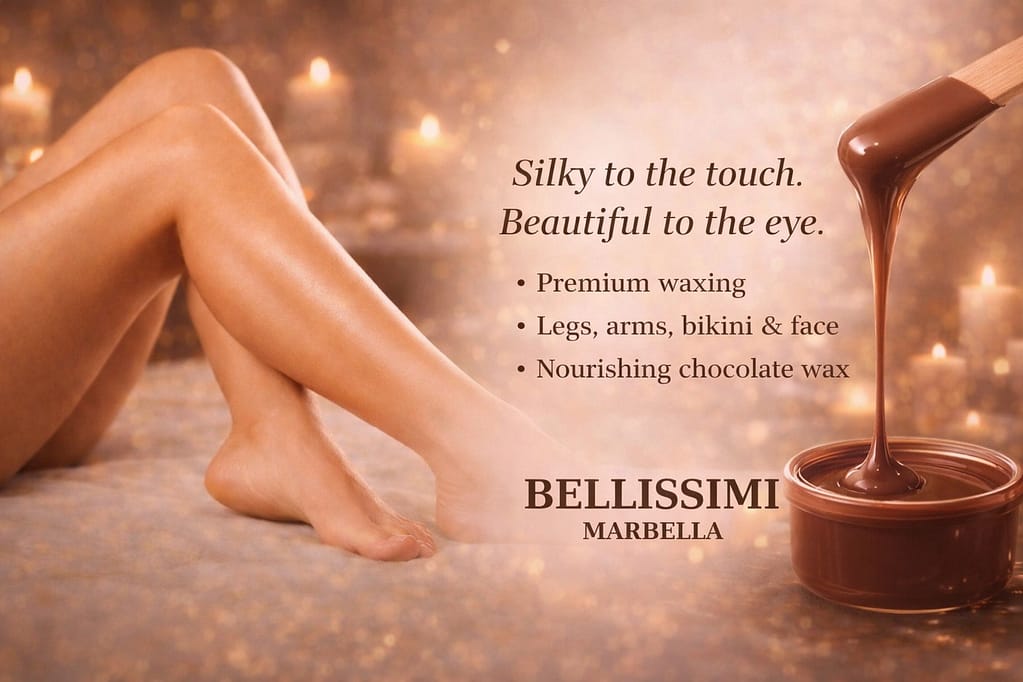 Bellissimi Marbella chocolate waxing – premium waxing for silky smooth skin