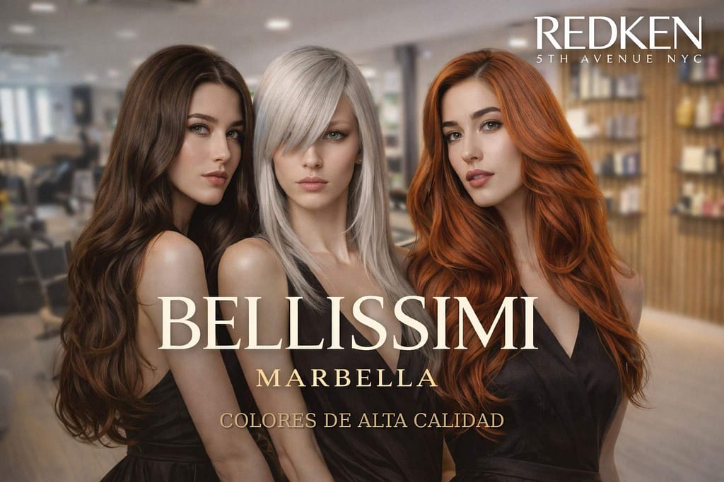 Bellissimi Marbella salón de peluquería de lujo – coloración profesional y colores de alta calidad para looks modernos y brillantes.