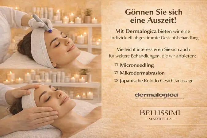 Professionelle Gesichtsbehandlung bei Bellissimi in Marbella