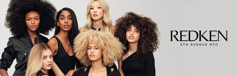 Diverse women with different hair types showcasing Redken hair care – Redken 5th Avenue NYC.