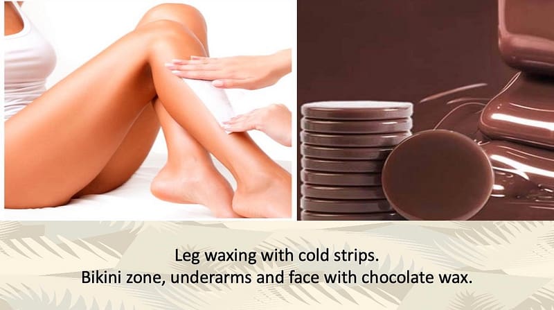 Hair removal with stripwax and chocolate wax at Hair & Beauty BELLISSIMI MARBELLA