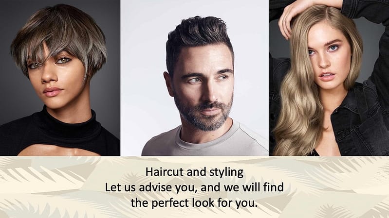 Haircut and styling for women and men at Hair & Beauty BELLISSIMI MARBELLAMARBELLA