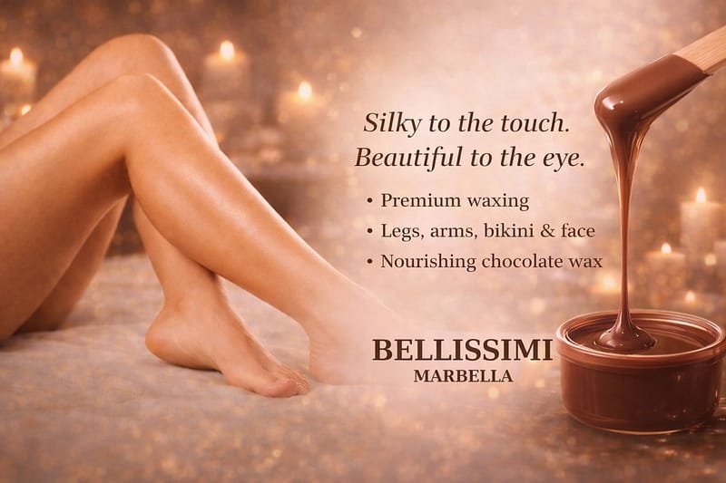 Bellissimi Marbella chocolate waxing – premium waxing for silky smooth skin